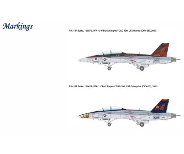 Academy 1/72 USN F/A-18F VFA-154 Black Knights