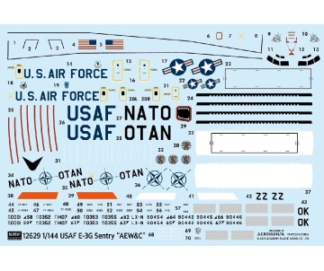 Academy 1/144 USAF E-3G Sentry 