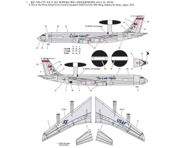 Academy 1/144 USAF E-3G Sentry 