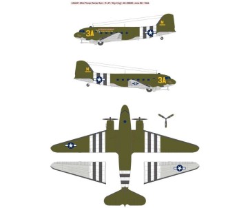Academy 1/144 USAAF C-47 Skytrain