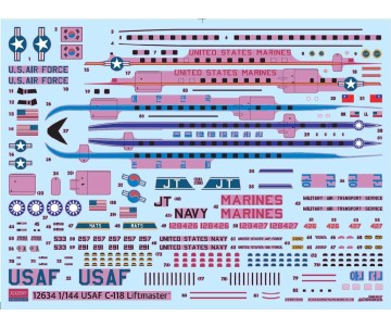 Academy 1/144 USAF C-118 Liftmaster