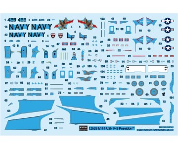 Academy 1/144 USN P-8A Poseidon (100% New Tooling)