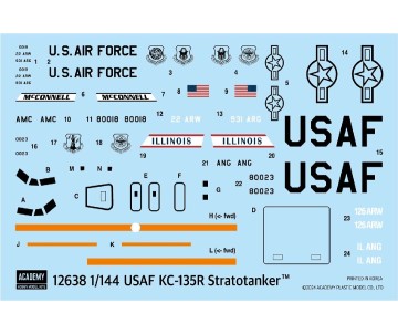 Academy 1/144 USAF KC-135R Stratotanker