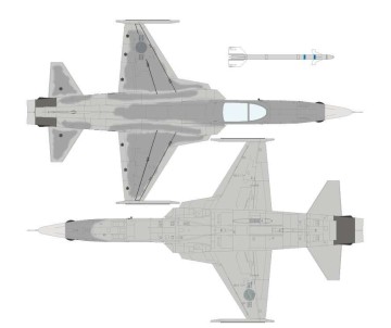 Academy 1/144 ROKAF KF-5E