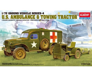 Academy 1/72 US AMBULANCE & TRACTOR