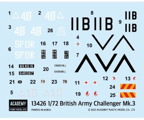 Academy 1/72 British Army Challenger Mk.3
