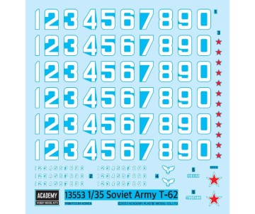 Academy 1/35 Soviet Army T-62 by ZVEZDA