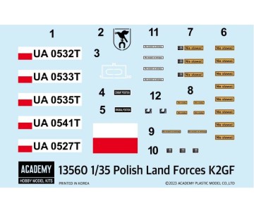 Academy 1/35 Polish Land Forces K2GF