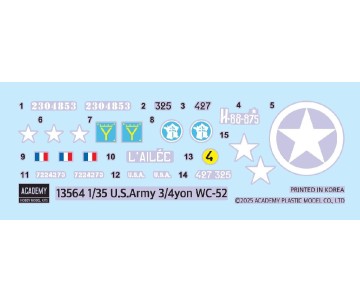 Academy 1/35 U.S. Army 3/4 ton WC-52 by ZVEZDA