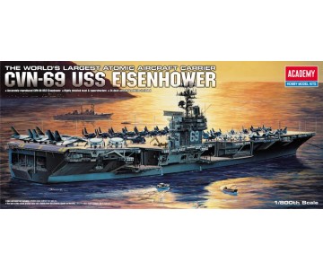 Academy 1/800 U.S.S. CVN-69 EISENHOWER