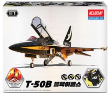 Academy T-50B Black Eagles 4D Model Kit (Korean Packaging and Instruction Manual)