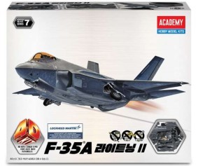 Academy F-35A Lightning II 4D Model Kit (Korean Packaging and Instruction Manual)