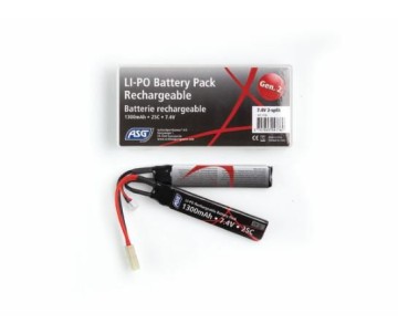 STRIKE Battery, 7,4V 1300 mAh, LI-PO, sticks