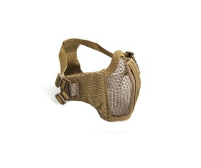 ASG Mesh Mask, Cheek Pad, Metal Front, Lower Half - Tan