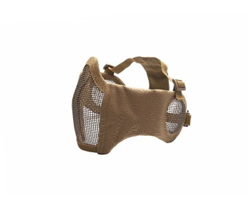 ASG Mesh Mask, Ear Protection, Metal, Lower Half - Tan