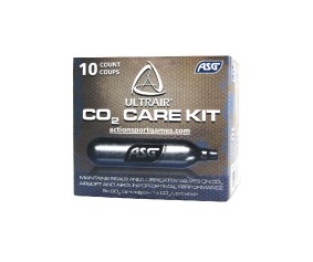 ASG Ultrair 12g CO2 cylinders (9 CO2 & 1 lubrication)