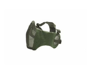 ASG Mesh Mask, Ear Protection, Metal, Lower Half - OD Green