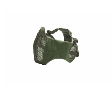ASG Mesh Mask, Ear Protection, Metal, Lower Half - OD Green