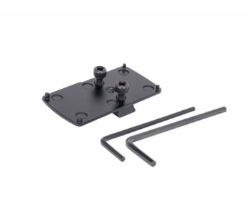 ASG Plate, Metal, OR, CZ P-10 C, Black