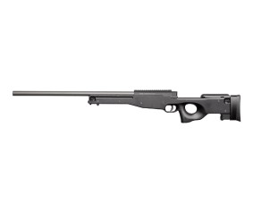 ASG AI AW 308 Airsoft sniper rifle, Spring loaded, Black color with Orange safety tip 