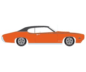 American Muscle 1/18 1969 Pontiac GTO Judge Mecum Auctions - Carousel Red