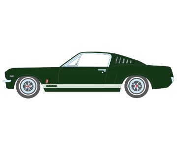 American Muscle 1/18 1965 Ford Mustang 2+2 GT - Ivy Green