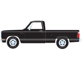 American Muscle 1/18 1979 Dodge SWB Sweptline Pickup Adventurer - Black