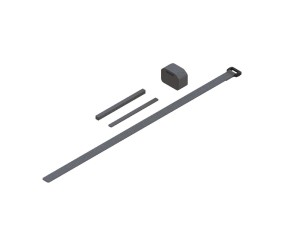 Arrma Battery Strap Set for 204mm Chassis - GROM