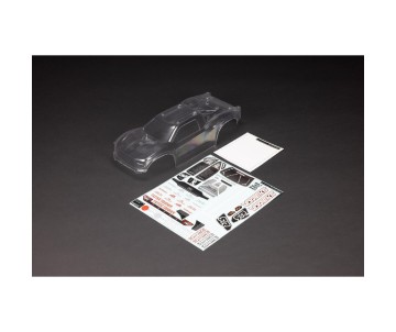 Arrma VORTEKS 2WD Clear Body - Hidden Body Mount (inc decals/window masks)
