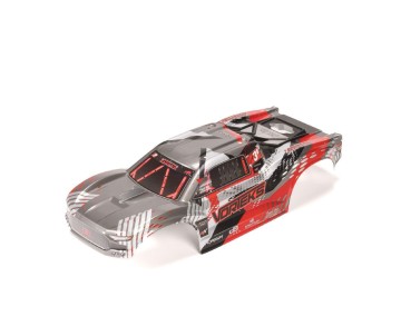 Arrma VORTEKS Clipless Painted Decaled Body - Red