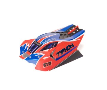 Arrma TYPHON 4x4 Clipless Painted Decaled Body - Red