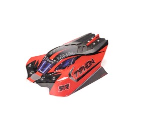 Arrma TYPHON 4x4 Clipless Painted Decaled Body (Black)