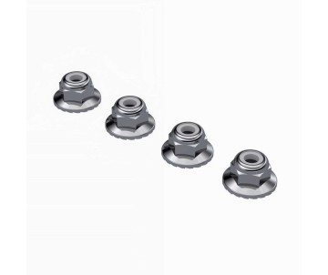 Arrma Wide Flanged Nyloc Nut M4 (4Pcs)