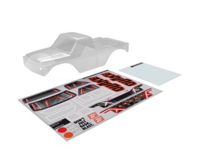 Arrma QUAKE Clear Body (inc decals/window masks)