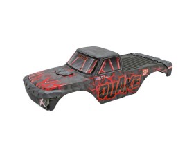 Arrma QUAKE Painted Decaled Trimmed Body Set (Red)