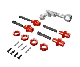 Arrma 17mm Wheel Hex Conversion for Threaded Axles (+10mm Offset) Arrma 17mm Wheel Hex Conversion for Threaded Axles (+10mm Offset)