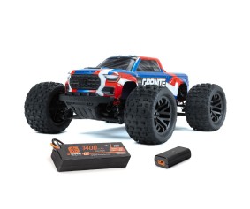 Arrma 1/18 GRANITE GROM 4x4 SMART Small Scale Monster Truck (Battery & Charger Included) - Blue