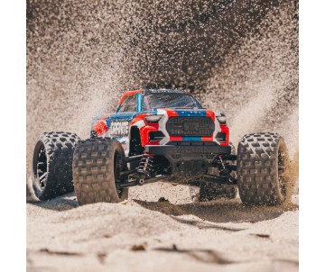 Arrma 1/18 GRANITE GROM 4x4 SMART Small Scale Monster Truck (Battery & Charger Included) - Blue