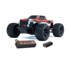 Arrma 1/18 GRANITE GROM 4x4 SMART Small Scale  Monster Truck (Battery & Charger Included) - Red