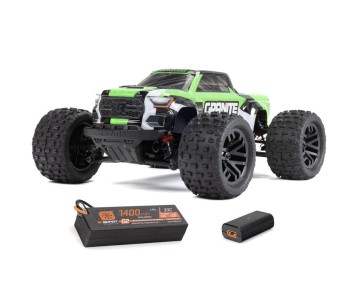Arrma 1/18 GRANITE GROM 4x4 SMART Small Scale Monster Truck (Battery & Charger Included) - Green