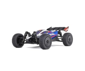 Arrma 1/14 TYPHON GROM 4x4 SMART Small Scale Buggy (Battery & Charger Included) - Blue/Silver