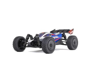 Arrma 1/14 TYPHON GROM 4x4 SMART Small Scale Buggy (Battery & Charger Included) - Blue/Silver