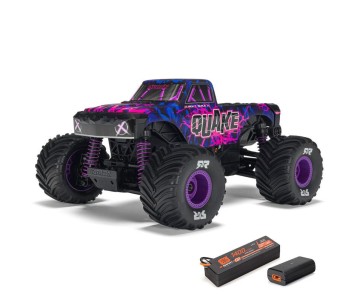 Arrma 1/16 QUAKE GROM 4X4 RTR Brushed Monster Truck (Battery & Charger Included) Purple
