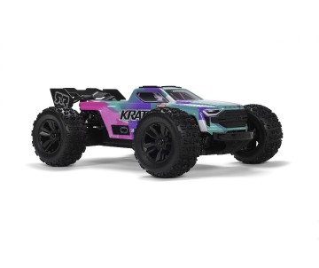 Arrma 1/16 Mini KRATON 223S Brushless DSC 4x4 RTR - Teal/Pink
