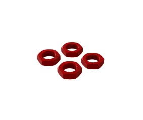 Arrma AR310906 Aluminum Wheel Nut 17mm (4) - Red