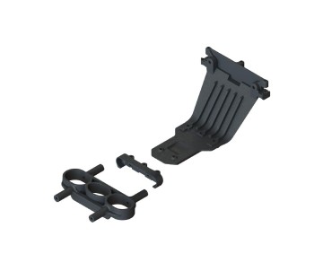 Arrma Rear Skid, Skid Mount and Bumper Loop