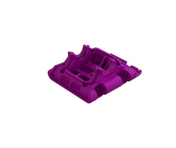 Arrma Rear Lower Skid/Gearbox Mount (1pc) - Purple
