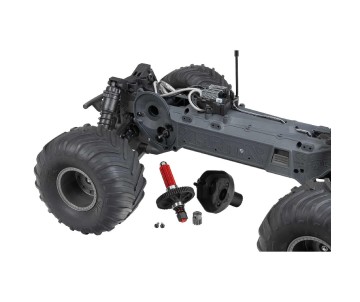 Arrma 1/10 GORGON 2wd Monster Truck Self Assembly RTA KIT SMART USB battery (Battery & Charger Included) - Gun Metal