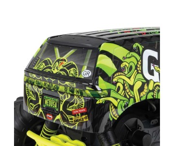 Arrma 1/10 GORGON 2wd Monster Truck RTR Smart 3300 7C S120 USB (Battery & Charger Included) - Yellow