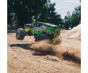 Arrma 1/10 GORGON 2wd Monster Truck RTR Smart 3300 7C S120 USB (Battery & Charger Included) - Yellow